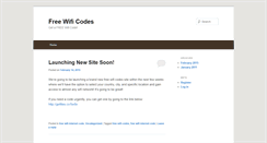 Desktop Screenshot of freewificodes.com