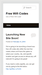 Mobile Screenshot of freewificodes.com